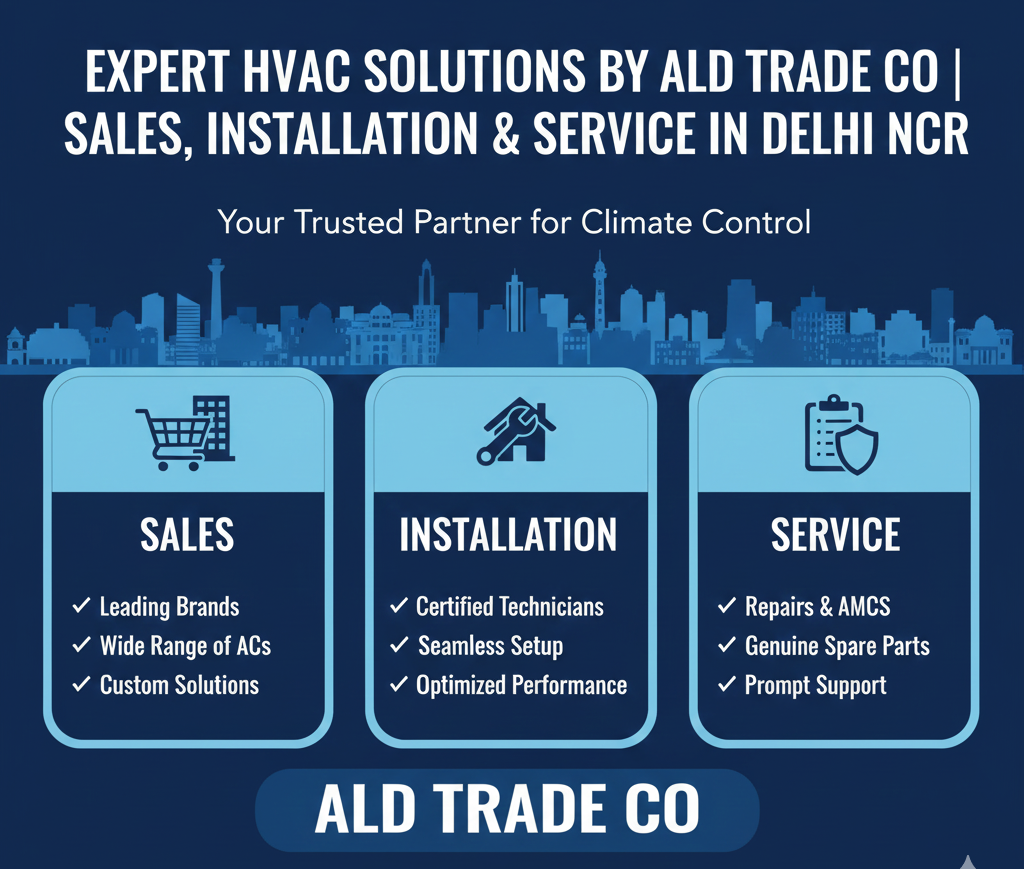 HVAC, AMC, ac Installation, services and sales